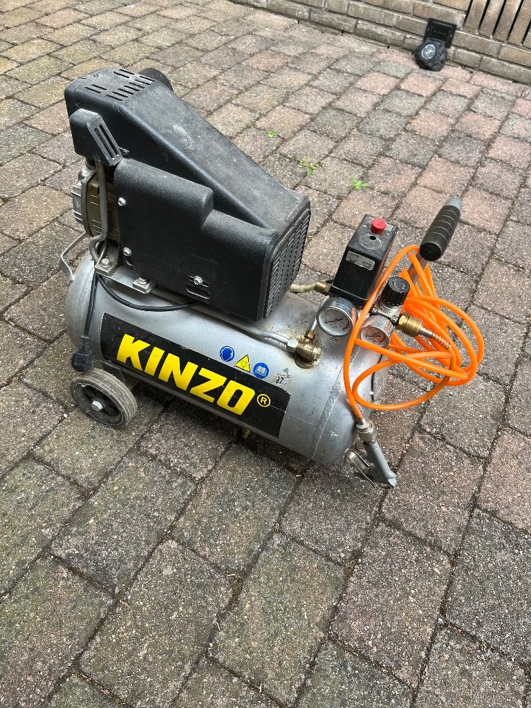 Compressor Kinzo, Ophalen, Gebruikt, 6 tot 10 bar, Minder dan 200 liter/min