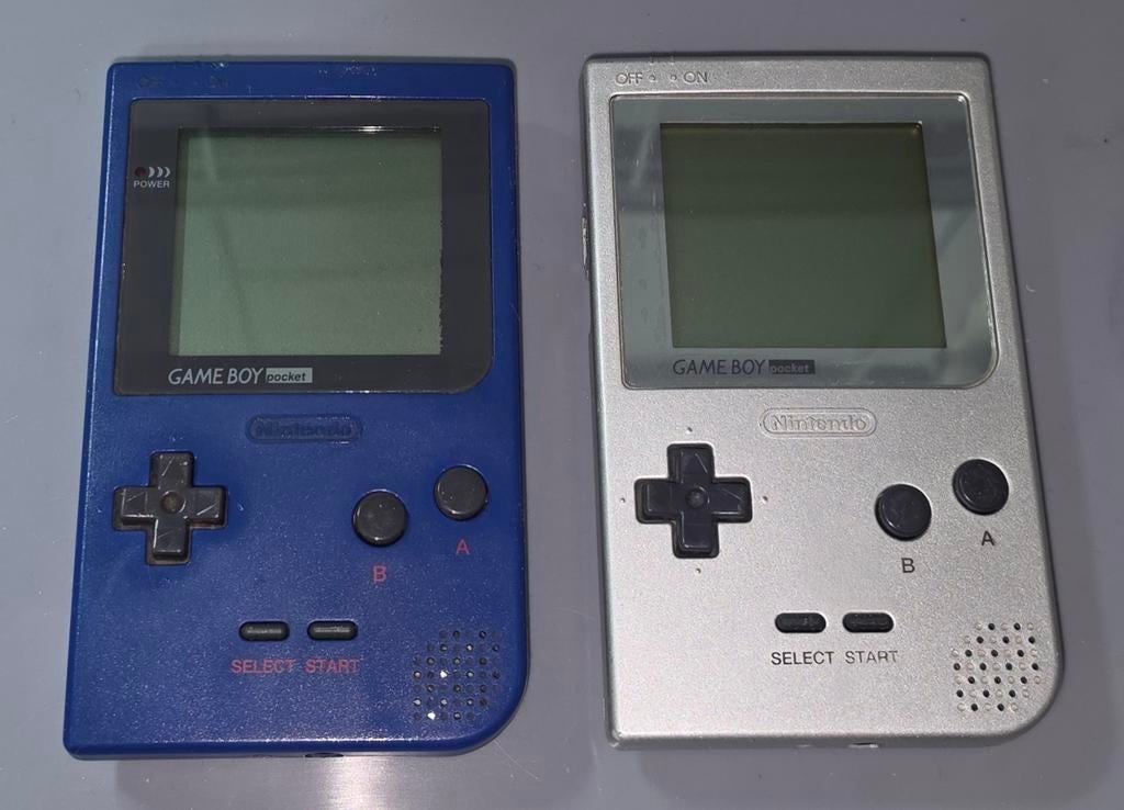 2x Gameboy Pocket €100,-, Spelcomputers en Games, Spelcomputers | Nintendo Game Boy, Ophalen of Verzenden, Zo goed als nieuw, Game Boy Pocket