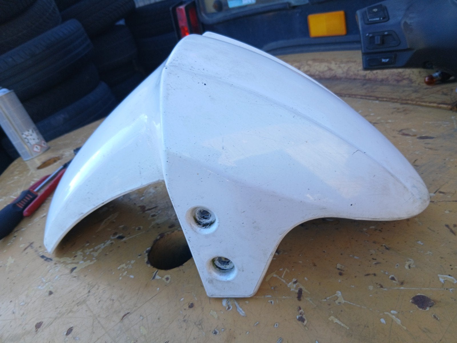 Voorspadbord sym xpro orbit 1,2 (wit), Ophalen of Verzenden, Gebruikt, Overige typen
