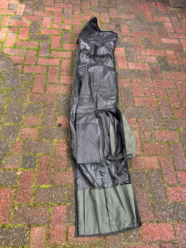 Ultimate karperhengel foudraal - Beschermende vishengel tas, Ophalen of Verzenden, Gebruikt, Koffer of Tas