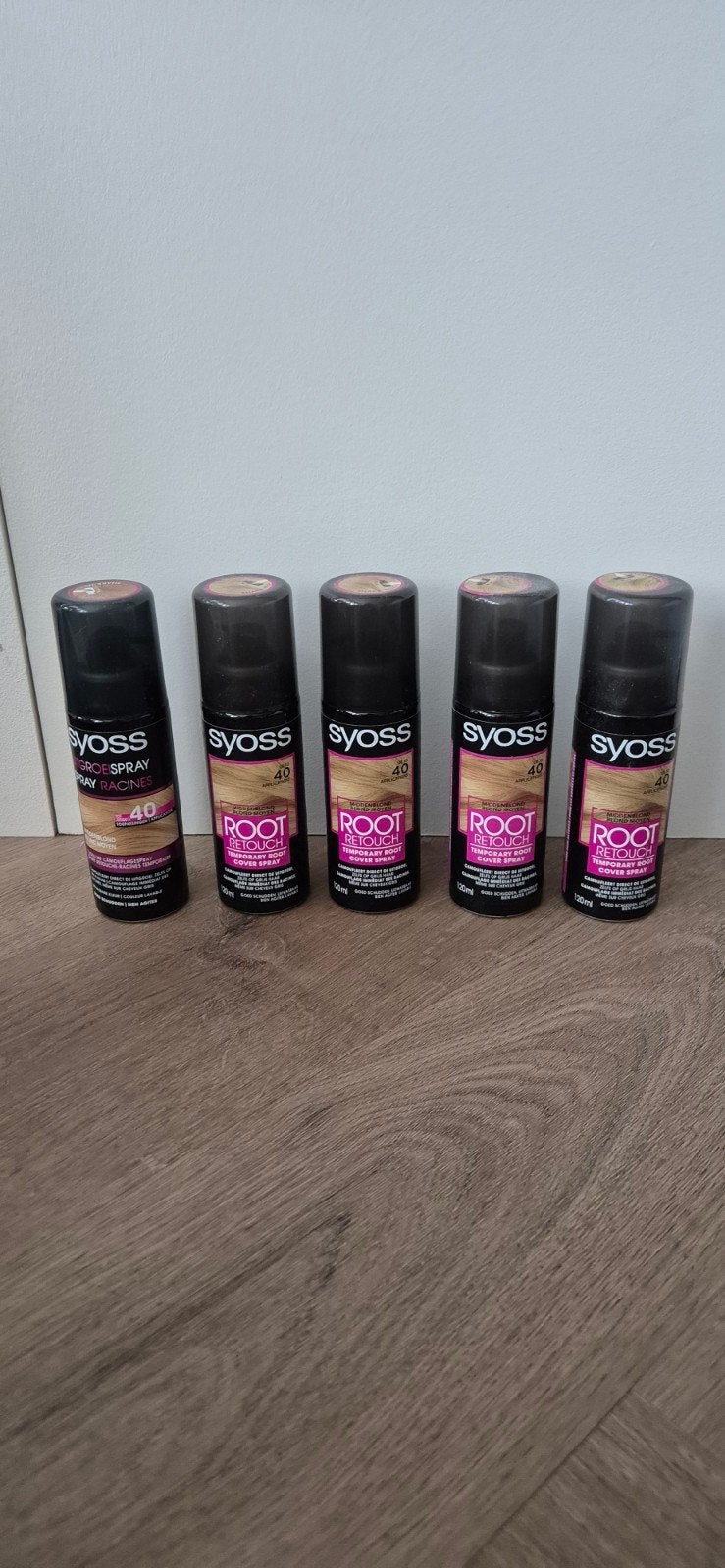 Syoss Uitgroeispray Middenblond - 5 stuks (Nieuw), Ophalen of Verzenden, Nieuw