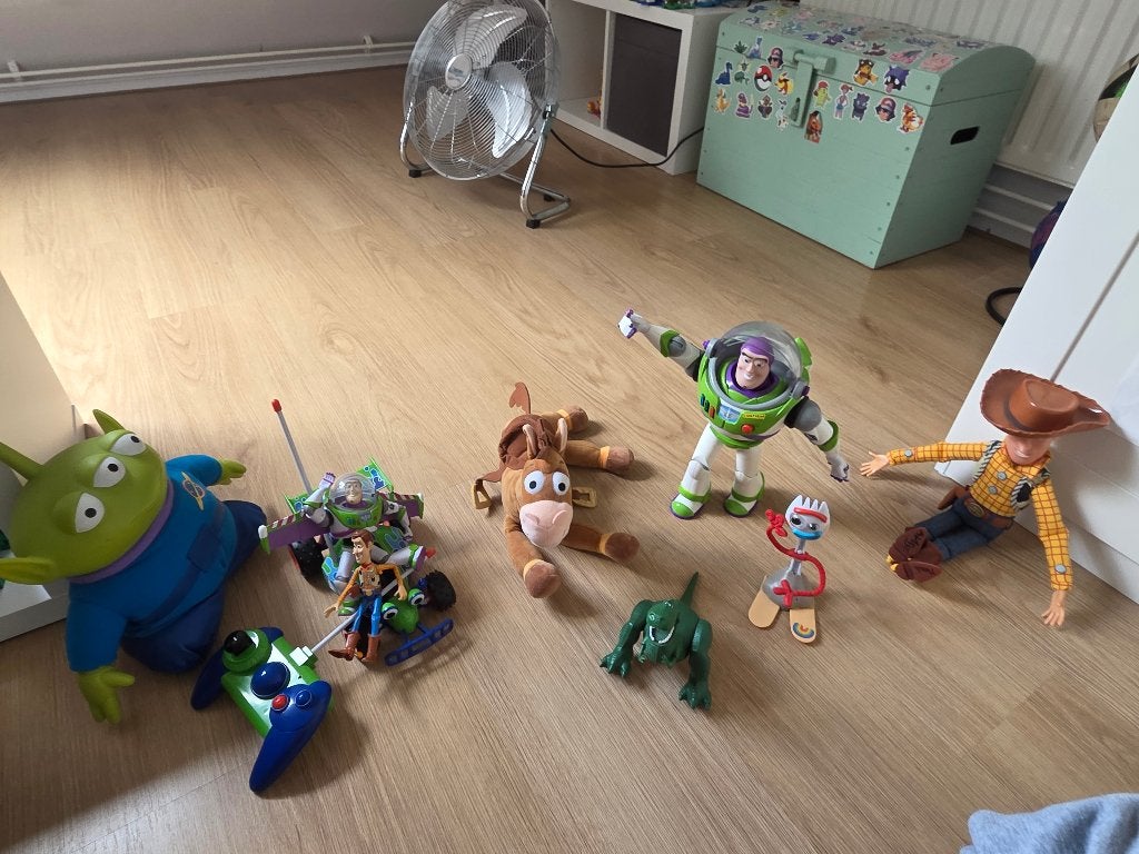 Toy story poppen, Verzamelen, Disney, Ophalen of Verzenden, Overige figuren, Gebruikt, Beeldje of Figuurtje
