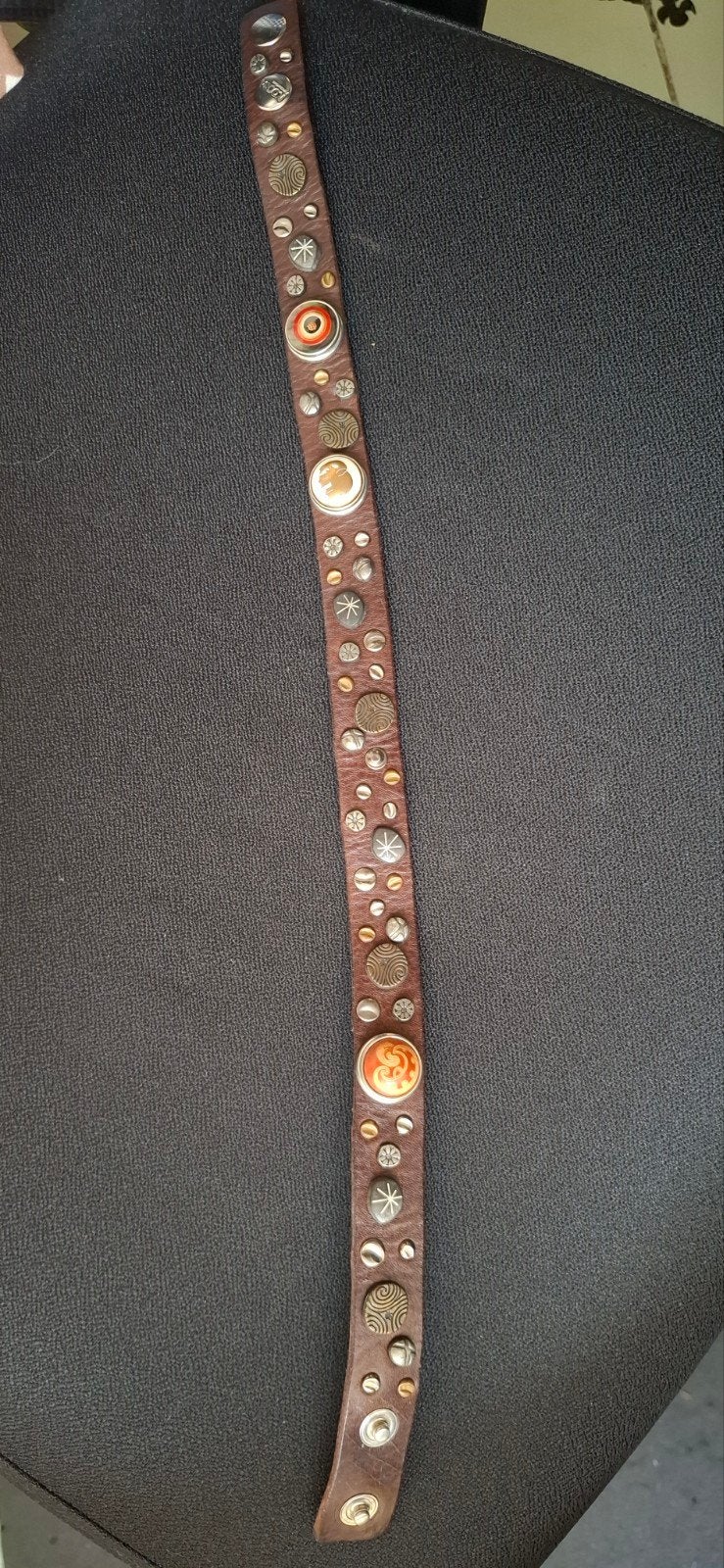 Noosa armband met chunks maat M Z.G.A.N., Ophalen of Verzenden, Zo goed als nieuw, Bruin, Met bedels of kralen