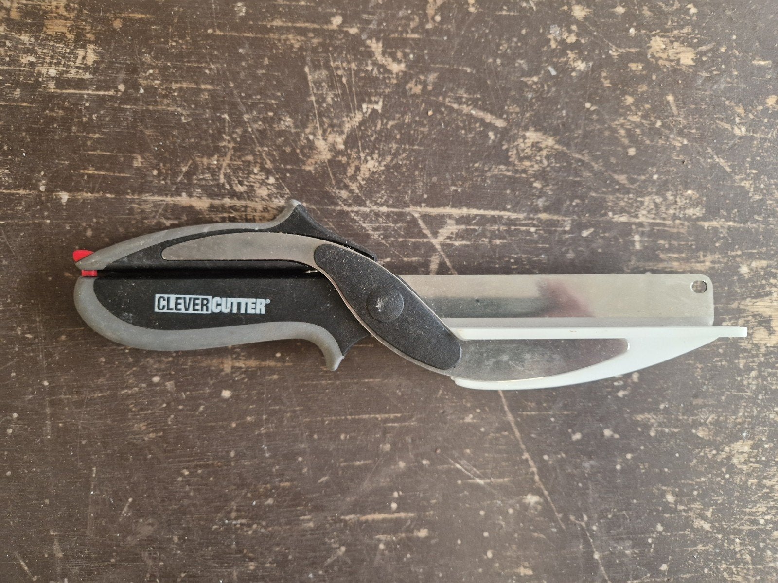 Clever Cutter schaar, Ophalen of Verzenden, Gebruikt, Rvs of Chroom, Los bestek