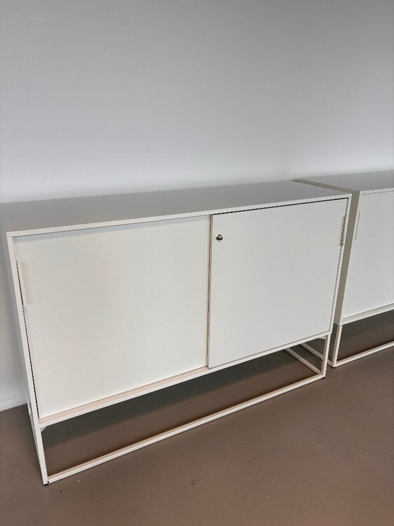 Vepa Qube dressoir schuifdeurkast wit kantoorkast  CS26528, Huis en Inrichting, Ophalen, 100 tot 150 cm, 150 tot 200 cm, Zo goed als nieuw