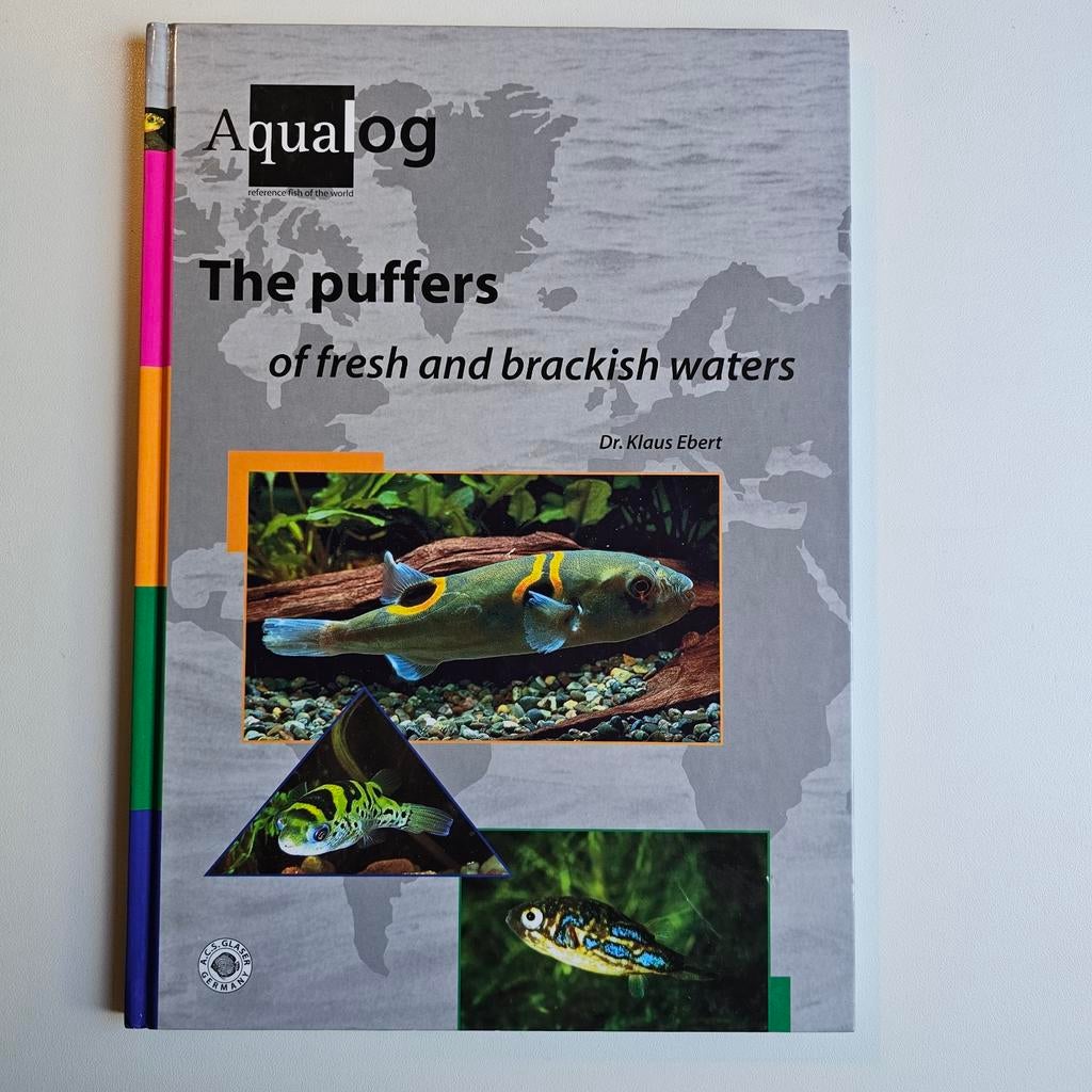 Aqualog The Puffers: Boek over kogelvissen, Ophalen of Verzenden, Zo goed als nieuw, Vissen, Dr. Klaus Ebert