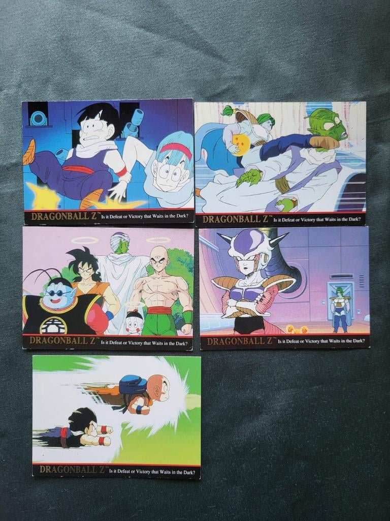 Dragonball Z kaarten, Hobby en Vrije tijd, Verzamelkaartspellen | Overige, Ophalen of Verzenden, Zo goed als nieuw, Meerdere kaarten