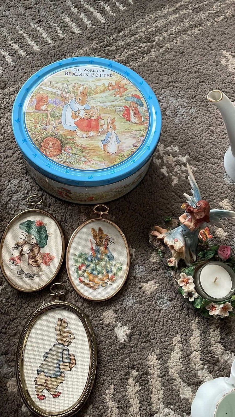 Beatrix Potter Koekjesblik, Handwerk & Efteling Kaarshouder, Ophalen of Verzenden