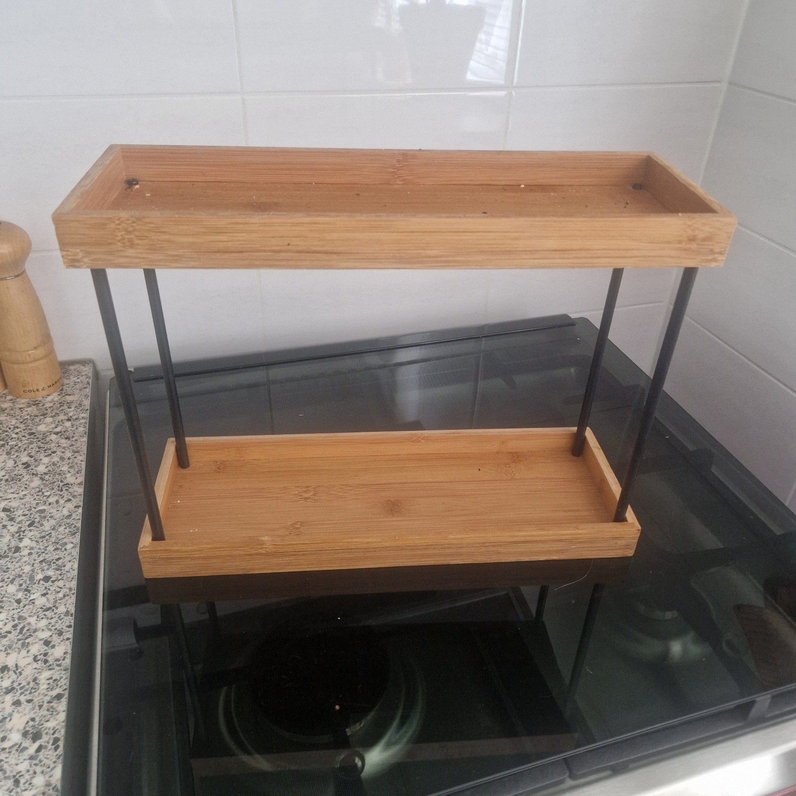 IKEA Kruidenrekje Bamboe - 38x28x12 cm, Ophalen, Hout, IKEA, Bruin