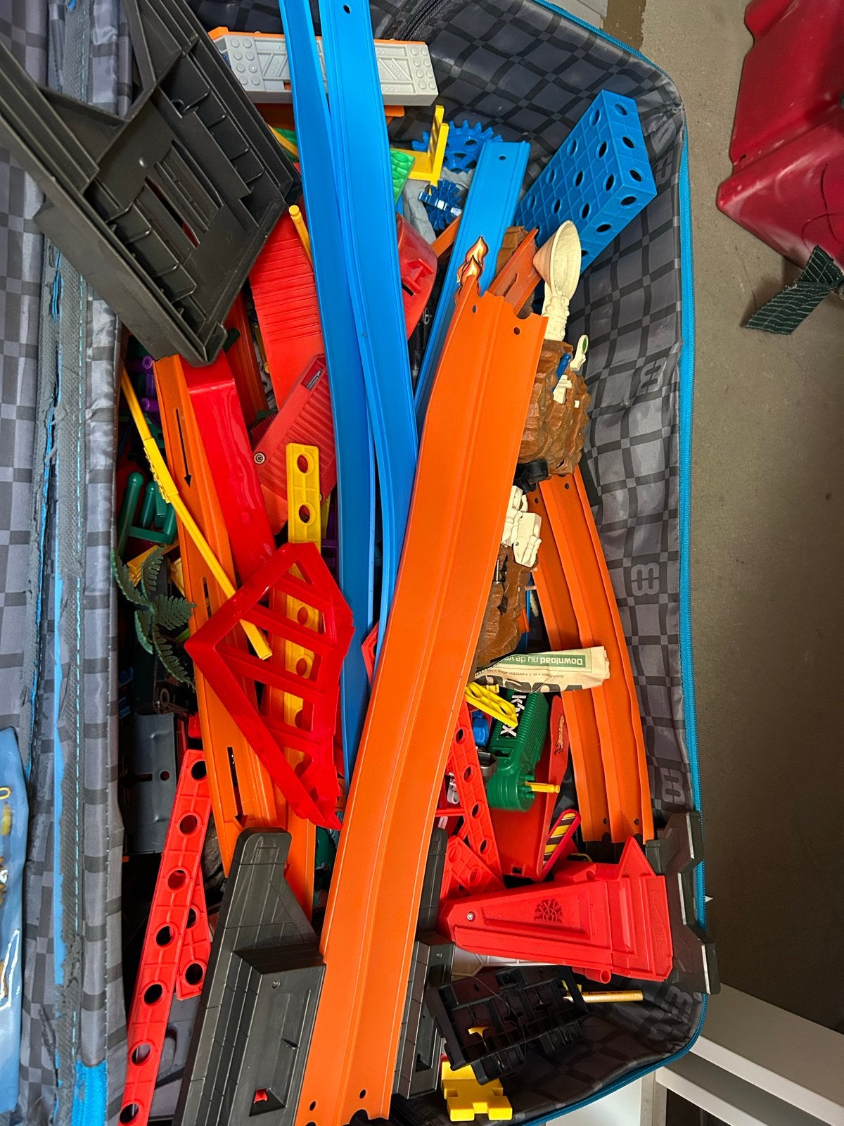 Grote partij Hot Wheels racebaan onderdelen, Kinderen en Baby's, Gebruikt, Onderdelen, Zelf te bouwen, Ophalen of Verzenden