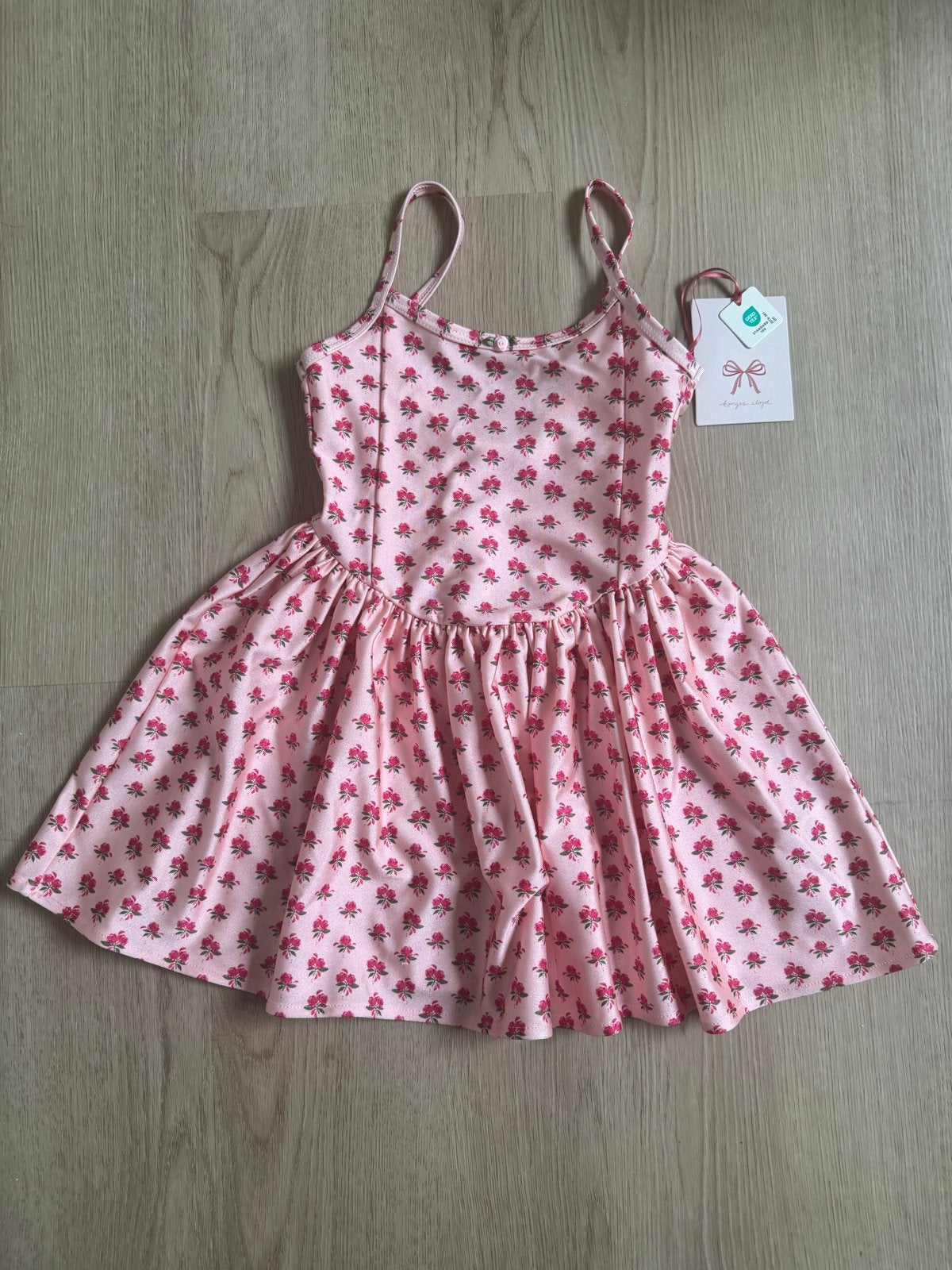 Konges Sløjd Mousse Jurk Rosie Rose - Nieuw, 24 maanden, Ophalen of Verzenden, Nieuw, Meisje, Jurk of Rok
