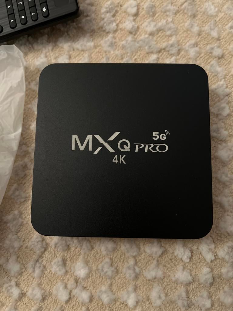 MXQ Pro 4K 5G Android TV Box, Ophalen, Zo goed als nieuw, HDMI, Minder dan 500 GB