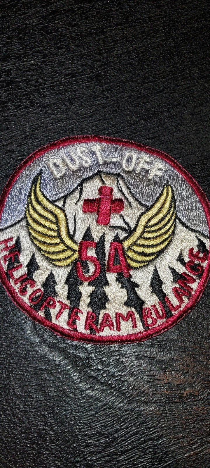 US Army 54th Medical Detachment (Helicopter Ambulance) Vietn, Verzamelen, Ophalen of Verzenden, Landmacht, Amerika, Embleem of Badge