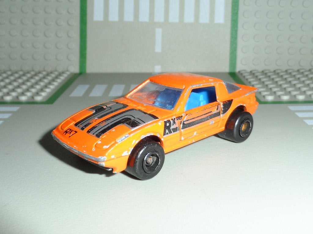 Majorette - Mazda RX7 - Vintage 1:64, Ophalen of Verzenden, Gebruikt, Auto