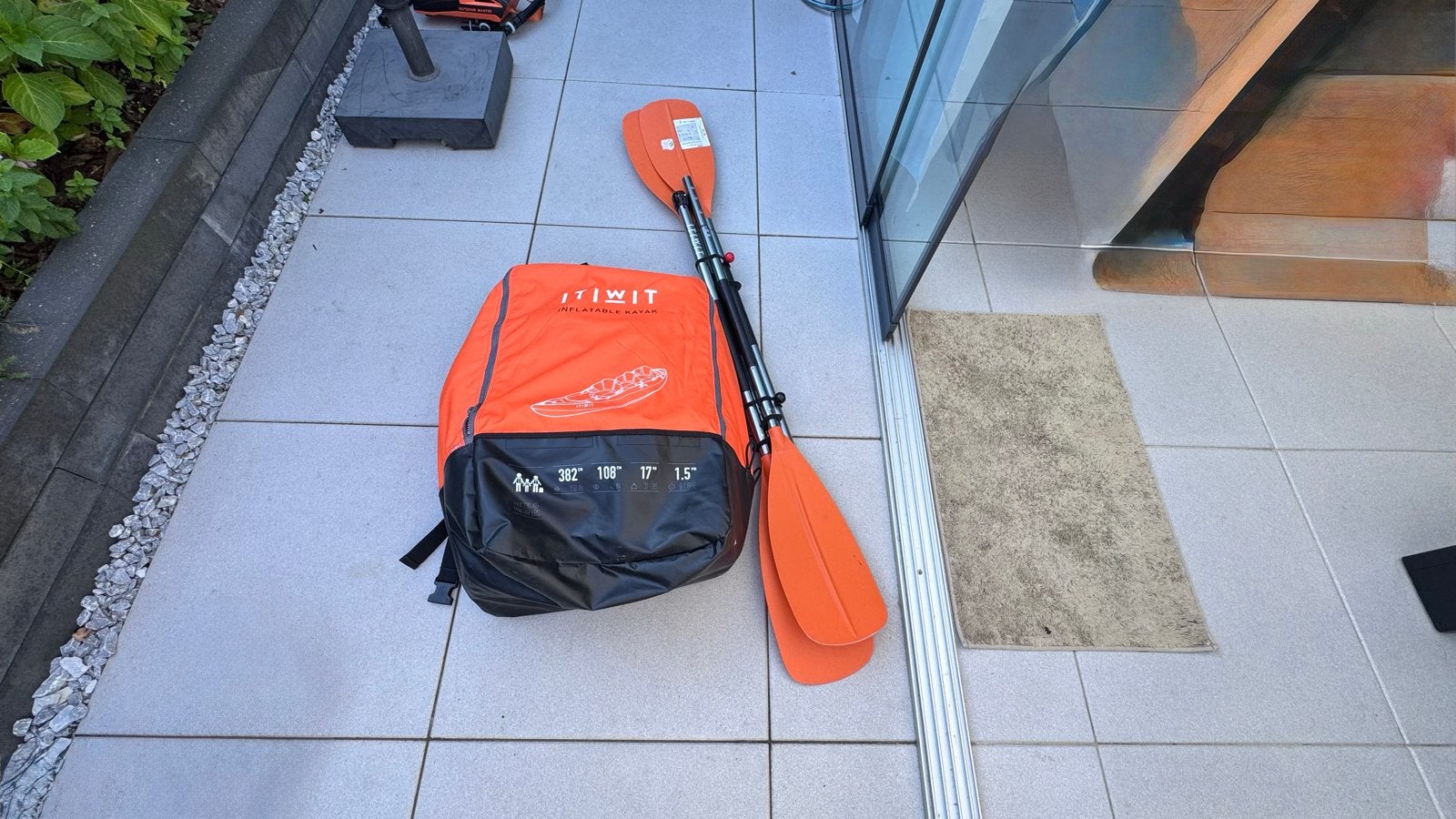 Itiwit 3 opblaasbare kajak - 2/3 persoons, Watersport en Boten, Ophalen, Opblaasbaar, Zo goed als nieuw, 3-persoons of meer