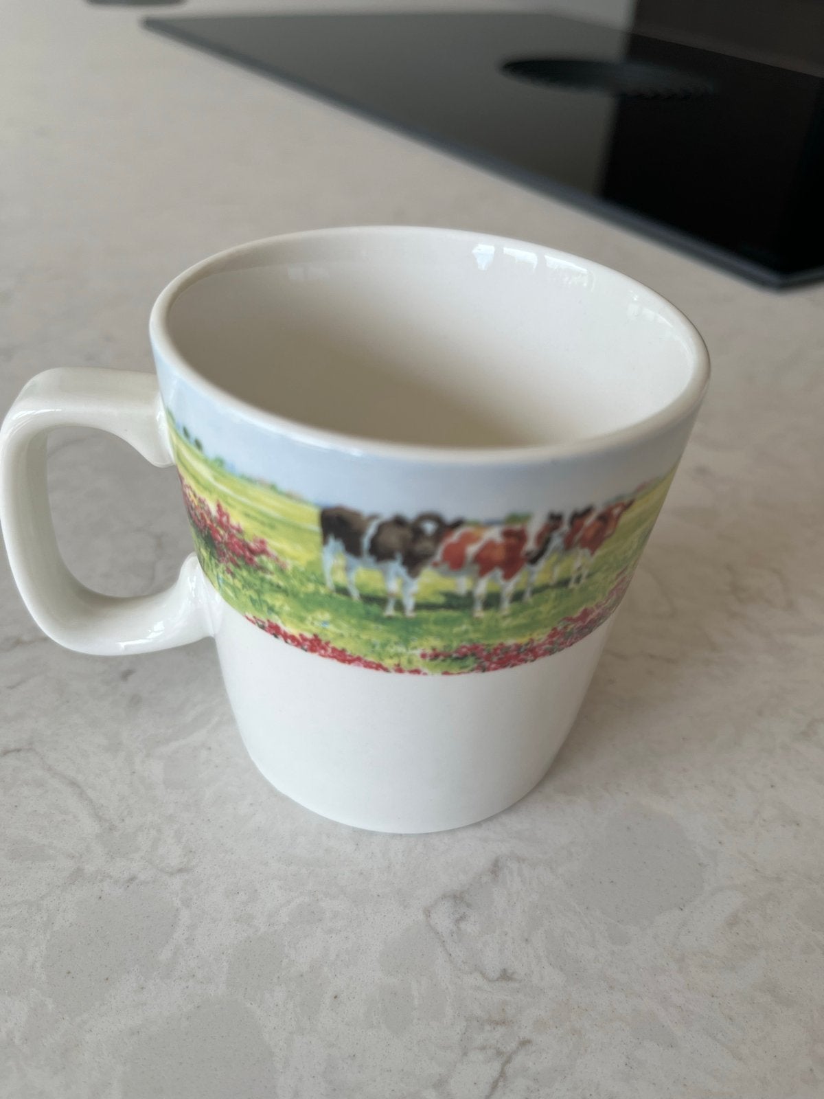 Kopje met koeienprint nieuw - Wiebe van der Zee Holland 2007, Ophalen, Overige merken, Keramiek, Landelijk/Boerenbont