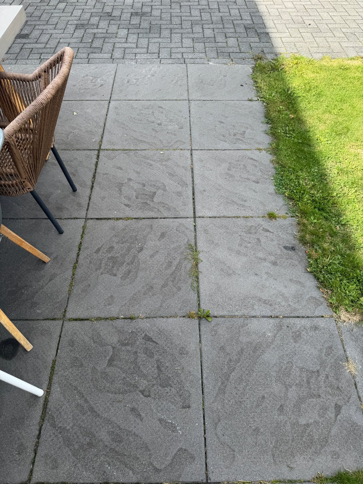 GRATIS terrastegels, grijs, 60x60 cm, Tuin en Terras, Tegels en Klinkers, Ophalen, Gebruikt, 10 m² of meer, Beton