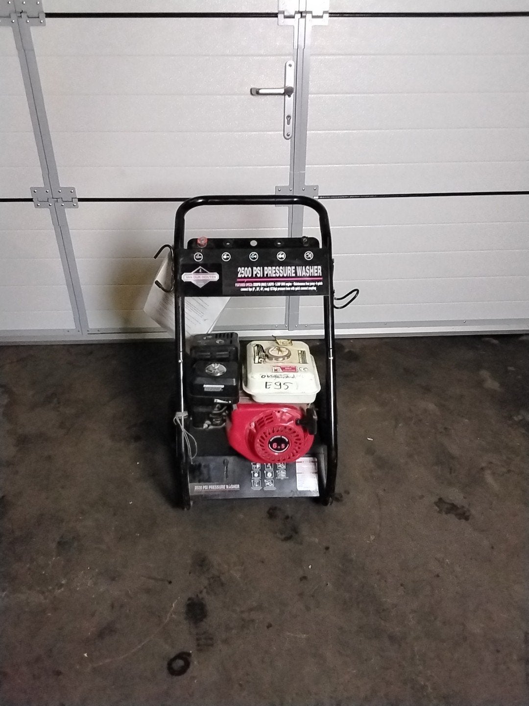 Krachtige 2500 PSI Hogedrukreiniger - Benzine, Ophalen, Gebruikt, Benzine, Van Duk-Houten