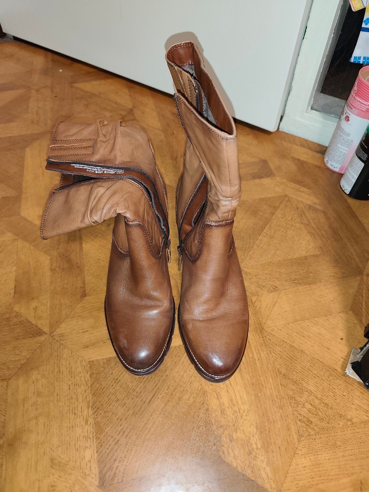Tamaris leren laarzen maat 42, Kleding | Dames, Tamaris, Zwart, Lage of Enkellaarzen, Ophalen of Verzenden