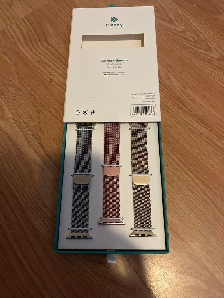 Friendly Milanese bandjes voor Apple Watch 38-41mm, Ophalen, Nieuw