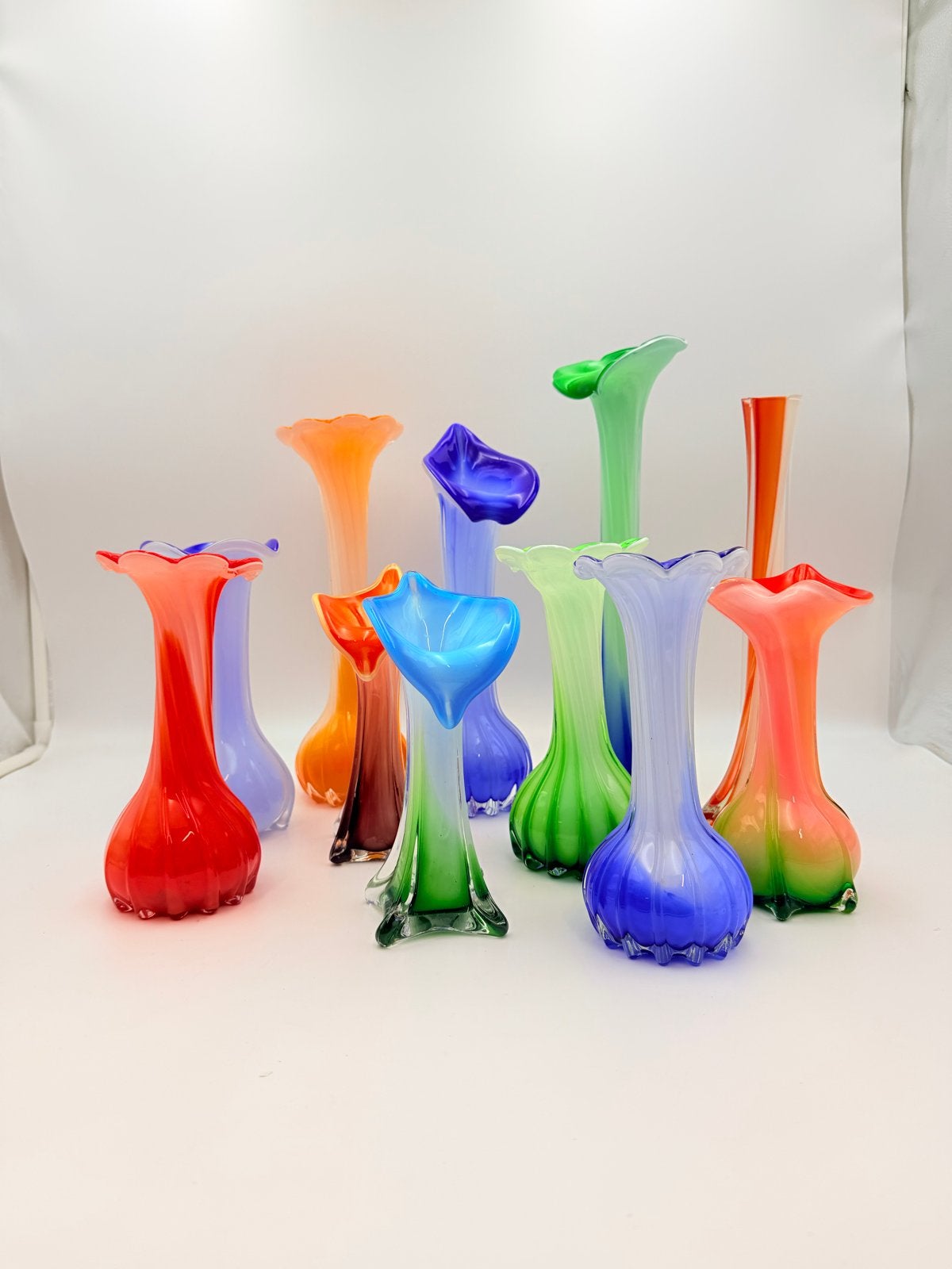 Grote collectie Murano vazen, Antiek en Kunst, Ophalen of Verzenden