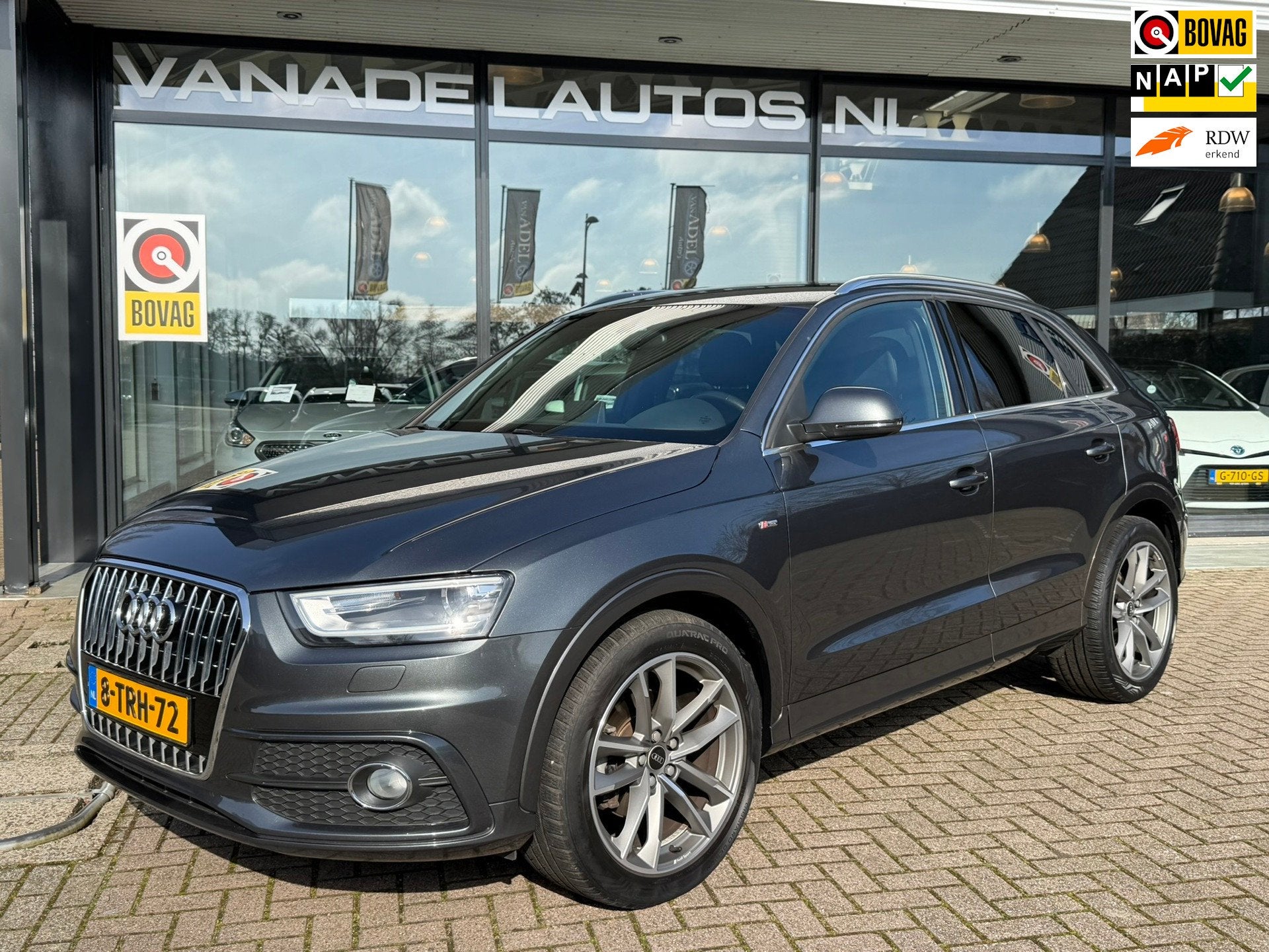 Audi Q3 1.4 TFSI S-Line Aut. Key-Less Clima Cruise Trekhaak, Auto's, 4 cilinders, 150 pk, SUV of Terreinwagen, Zilver of Grijs