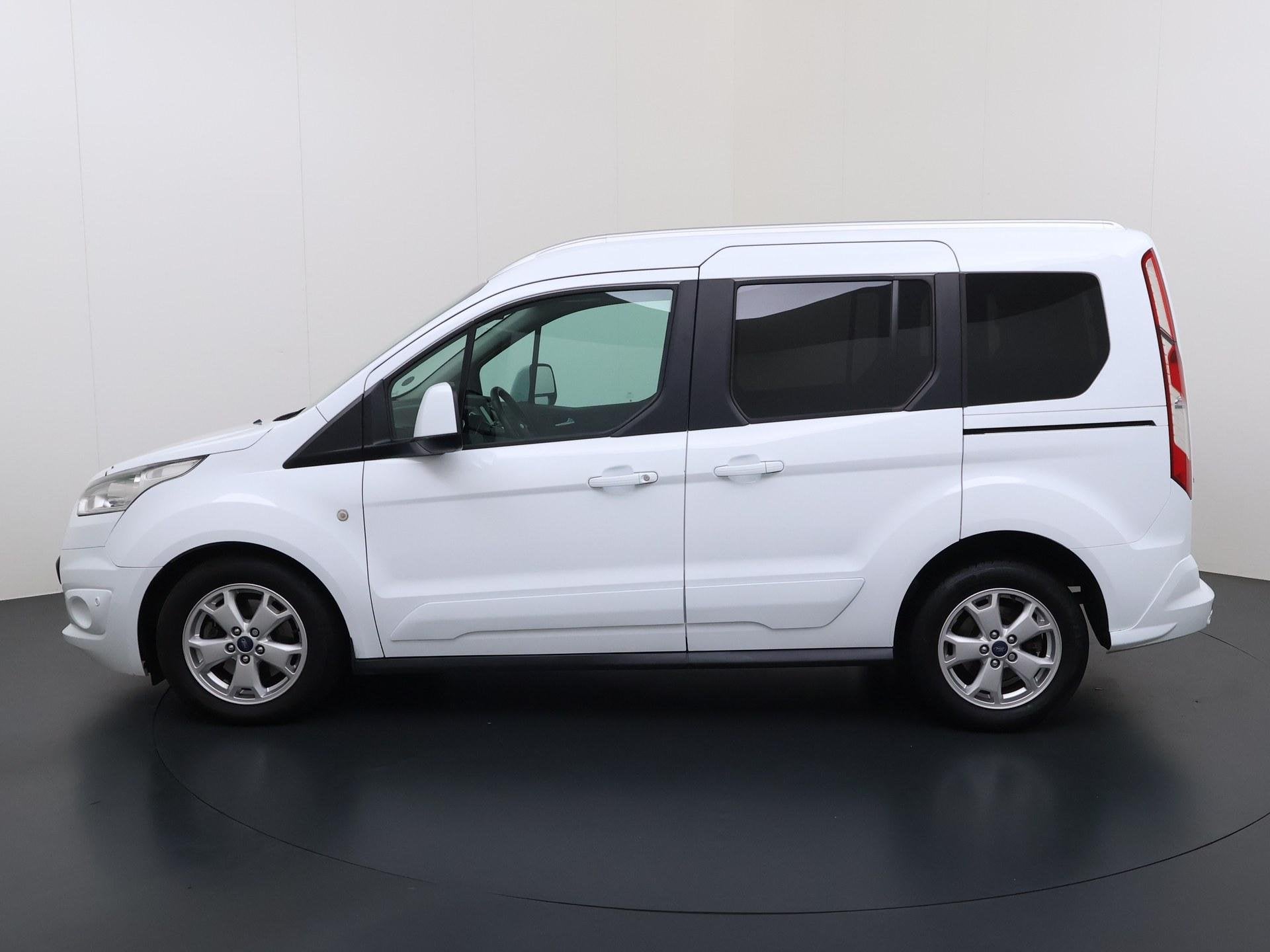 Ford Tourneo Connect Compact 1.0 Titanium, Auto's, Voorwielaandrijving, Gebruikt, Euro 6, Wit