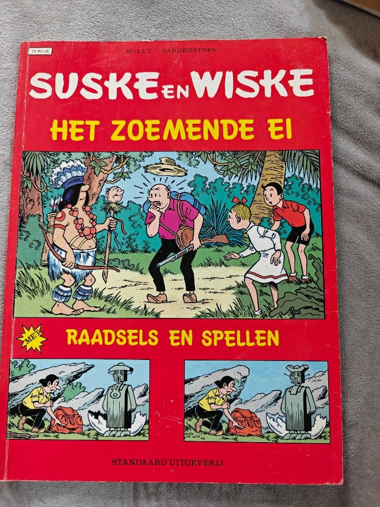 Suske & Wiske 72 Plus Jeromba de Griek raadsels + spellen 73, Ophalen of Verzenden, Minder dan 500 stukjes, Zo goed als nieuw