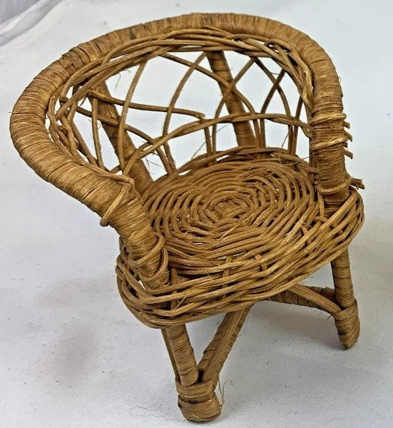 Fleur Poppenmeubels Basketwork Suite Rotan Vintage Meubels, Coolsingel 104, 3011 AG Rotterdam, Netherlands, Verzenden, Zo goed als nieuw