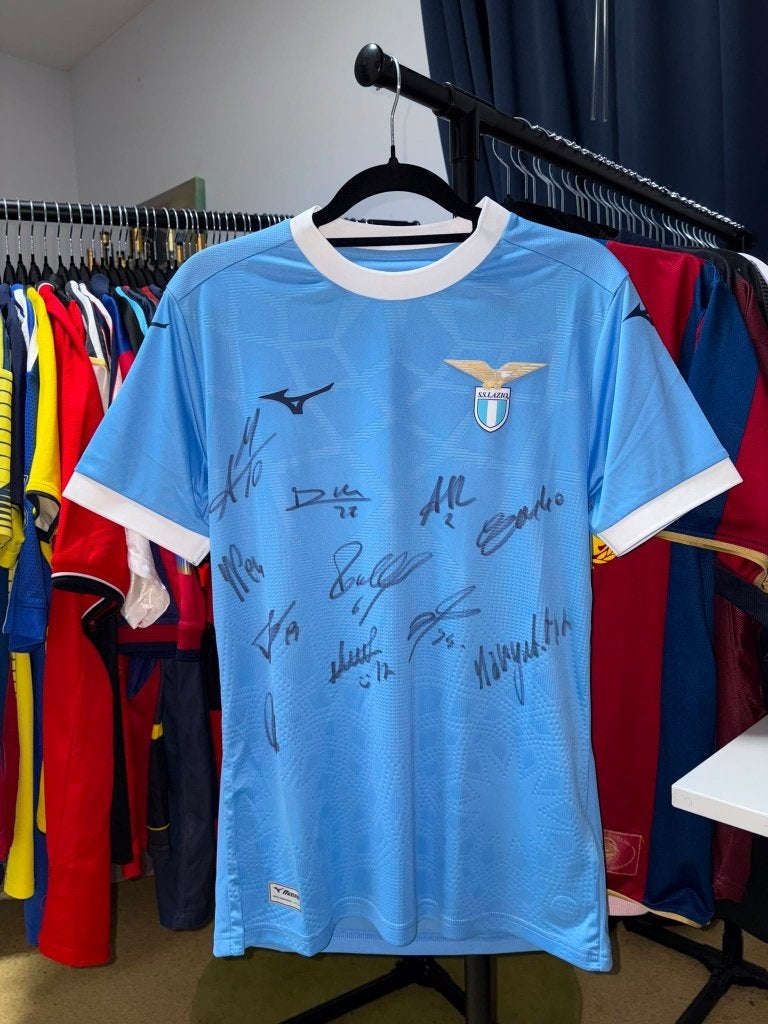 Gesigneerd Lazio shirt 2025-26 met certificaat!, Ophalen of Verzenden, Nieuw, Voetbal