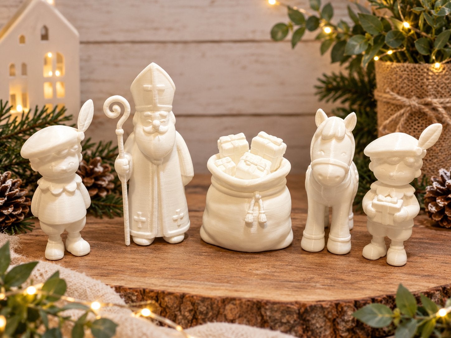 Leuk sint en Piet decoratie set, Ophalen of Verzenden, Nieuw