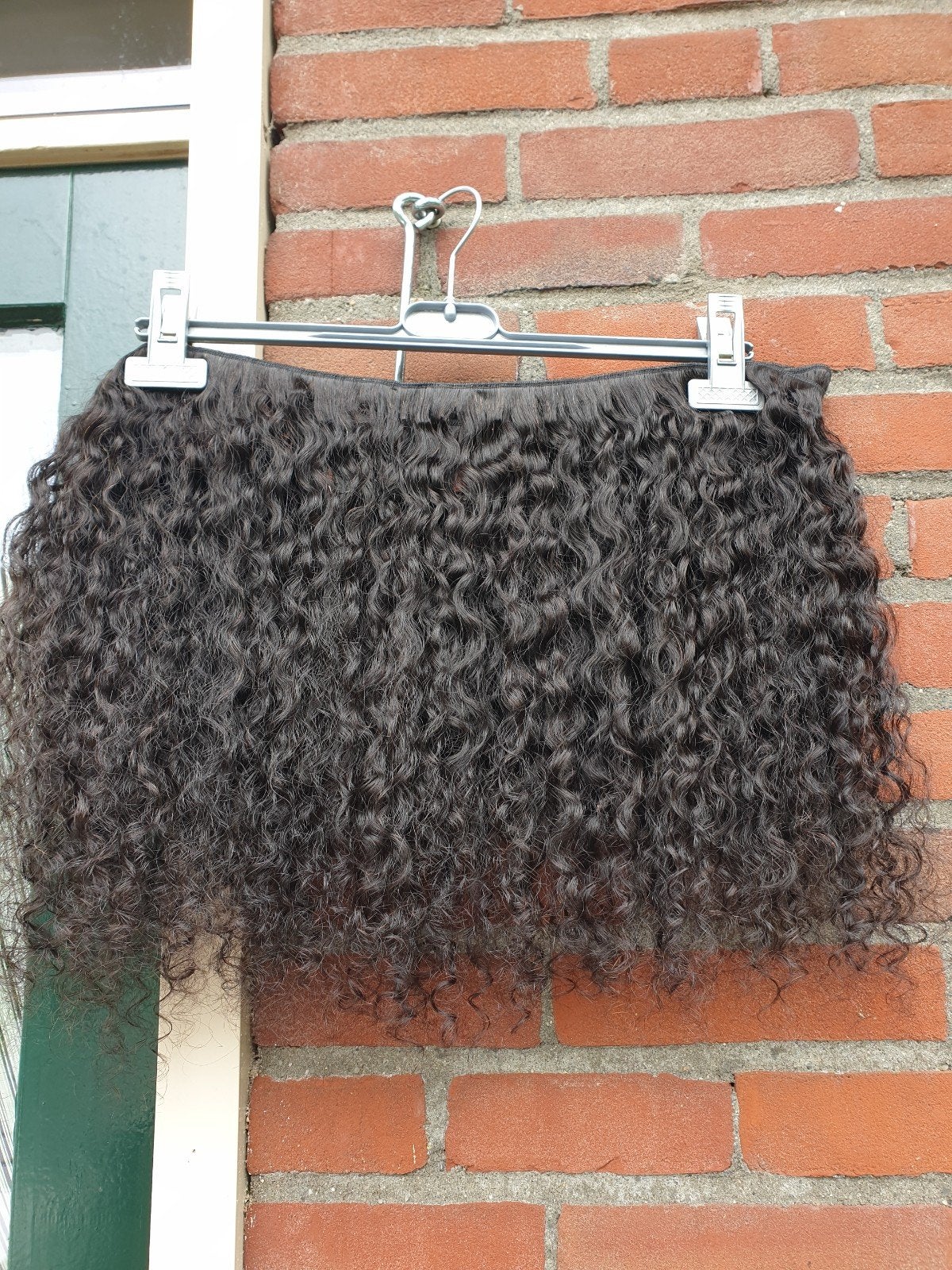 Burmese Curly Raw Human Hair Weft Weave Bundle, Sieraden, Tassen en Uiterlijk, Uiterlijk | Haarverzorging, Ophalen of Verzenden
