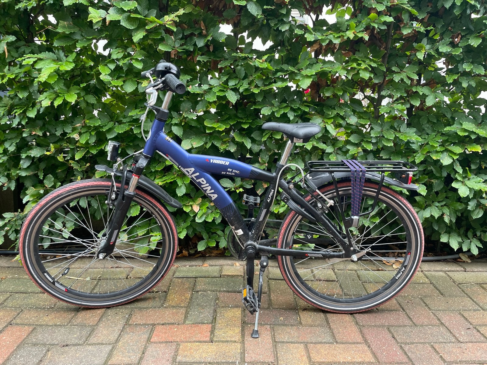 Alpina Yabber jongensfiets 22 inch - Blauw, Ophalen, Gebruikt, 22 inch