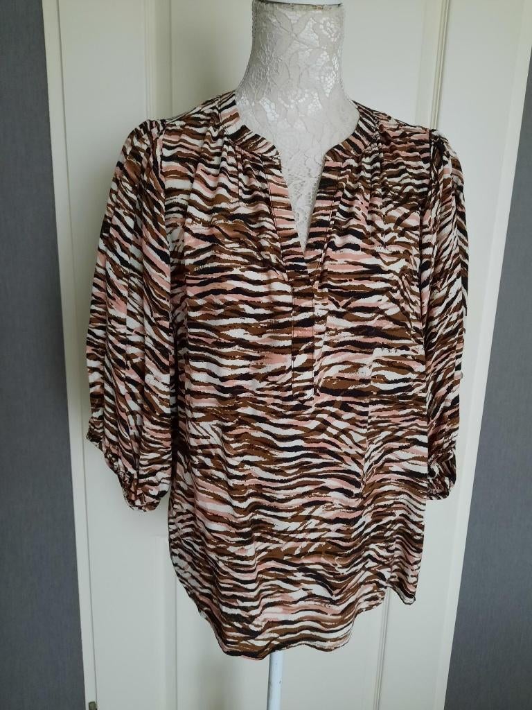 Blouse &Co Woman NIEUW  Kleur :  roze creme Maat : 38, Maat 38/40 (M), &Co Woman, Nieuw, Ophalen of Verzenden