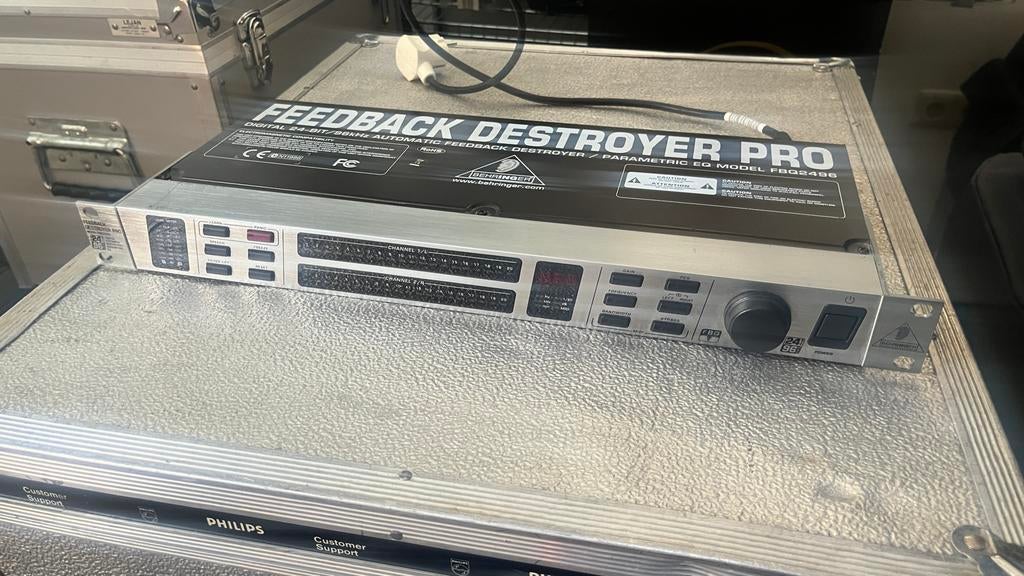 Behringer Feedback Destroyer Pro FBQ2496, Ophalen of Verzenden, Zo goed als nieuw, Licht