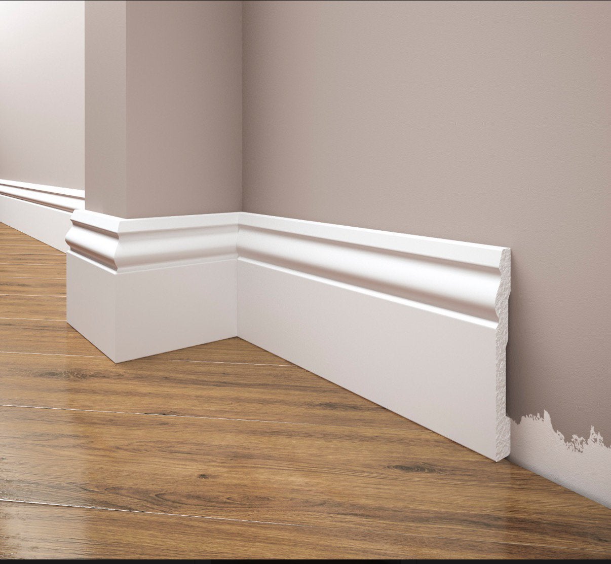 Creativa LPC-08 Plint 244 cm – Overschilderbaar – Nieuw, Ophalen, Zo goed als nieuw, Mdf, 200 tot 250 cm