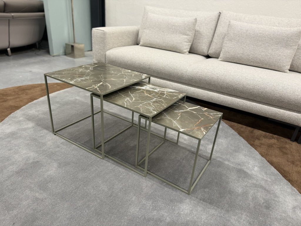 Nieuw Metaform KBS Salontafel Keramiek Salontafelset, 45 tot 60 cm, Overige materialen, Minder dan 55 cm, Vierkant