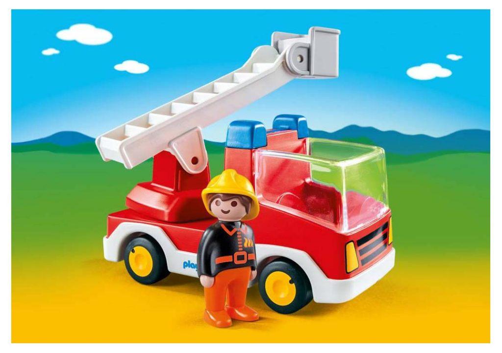 123 PLAYMOBIL 6967 Brandweerwagen met Ladder, Ophalen of Verzenden, Nieuw, Complete set
