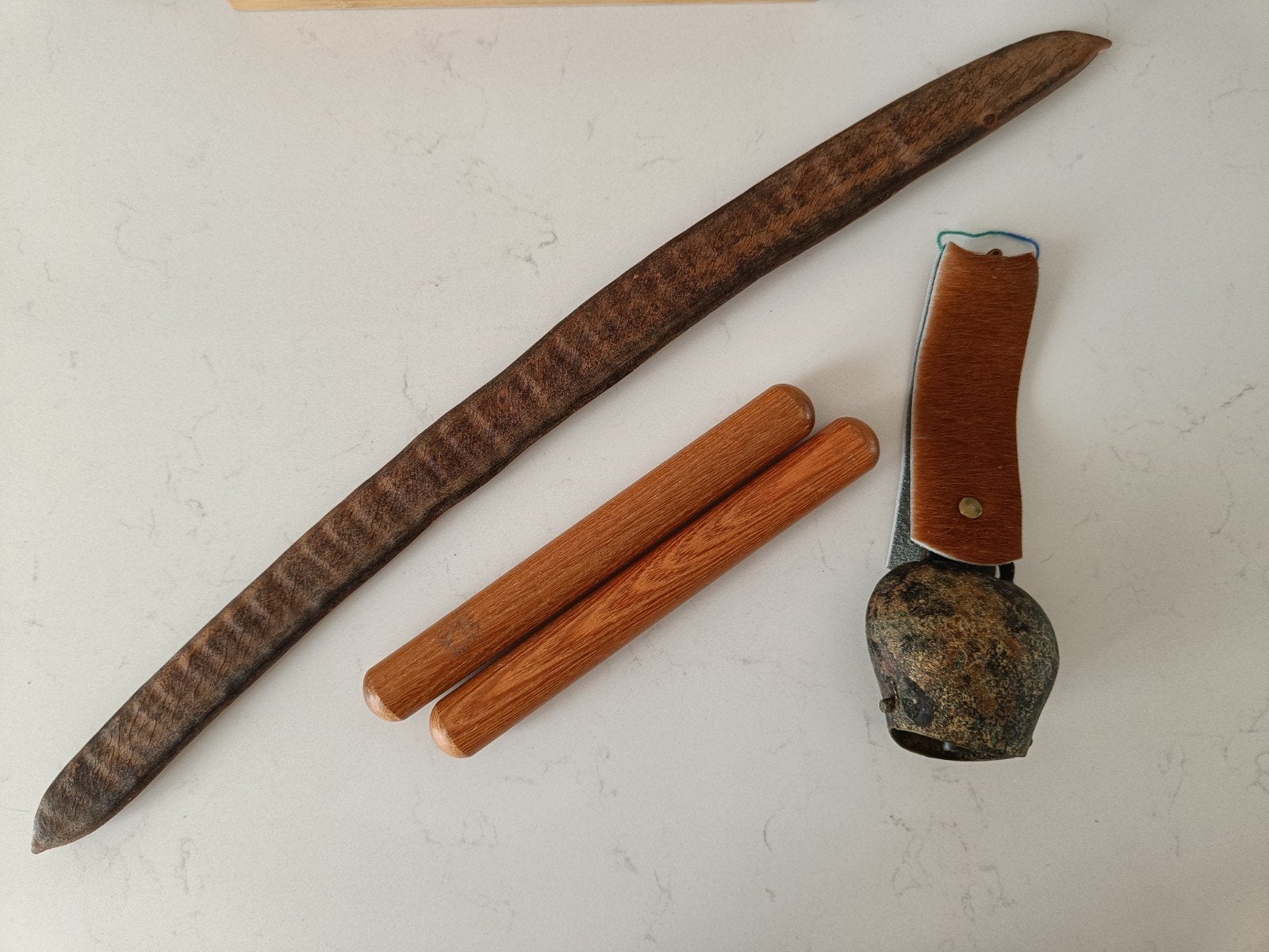 Percussie set: Shaker, Ritme stokken en Koebel, Muziek en Instrumenten, Ophalen of Verzenden, Zo goed als nieuw, Overige soorten