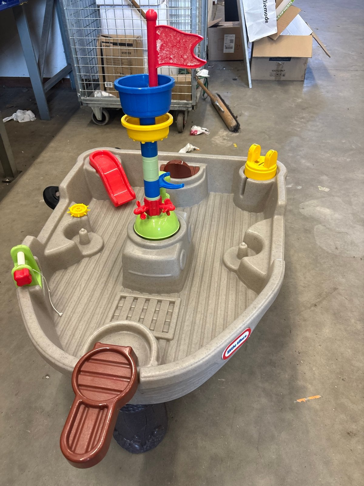 Little Tikes Water/Zandtafel Boot - Speelplezier gegarandeer, Ophalen, Gebruikt, Jongen of Meisje