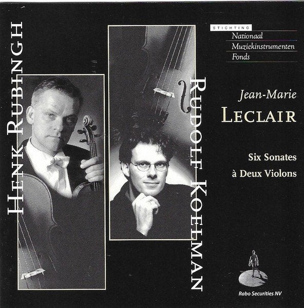Jean-Marie Leclair Six sonatas a deux violons CD, Gebruikt, Overige typen, Ophalen of Verzenden, Barok