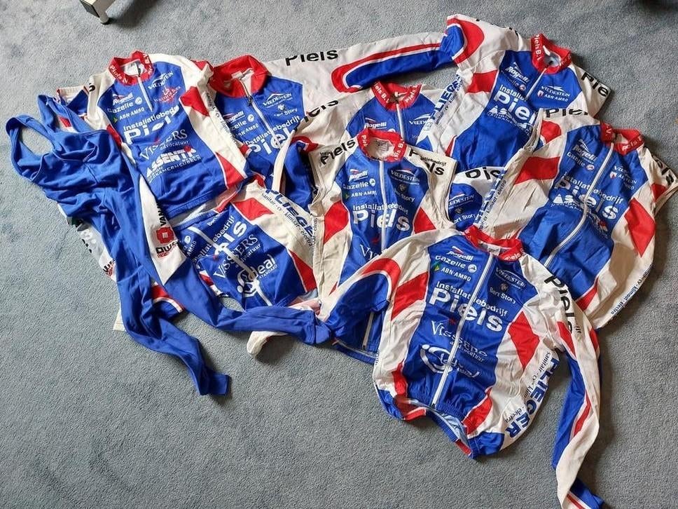 WIELERKLEDING TEAM PIELS GAZELLE BERT STORY, Ophalen of Verzenden