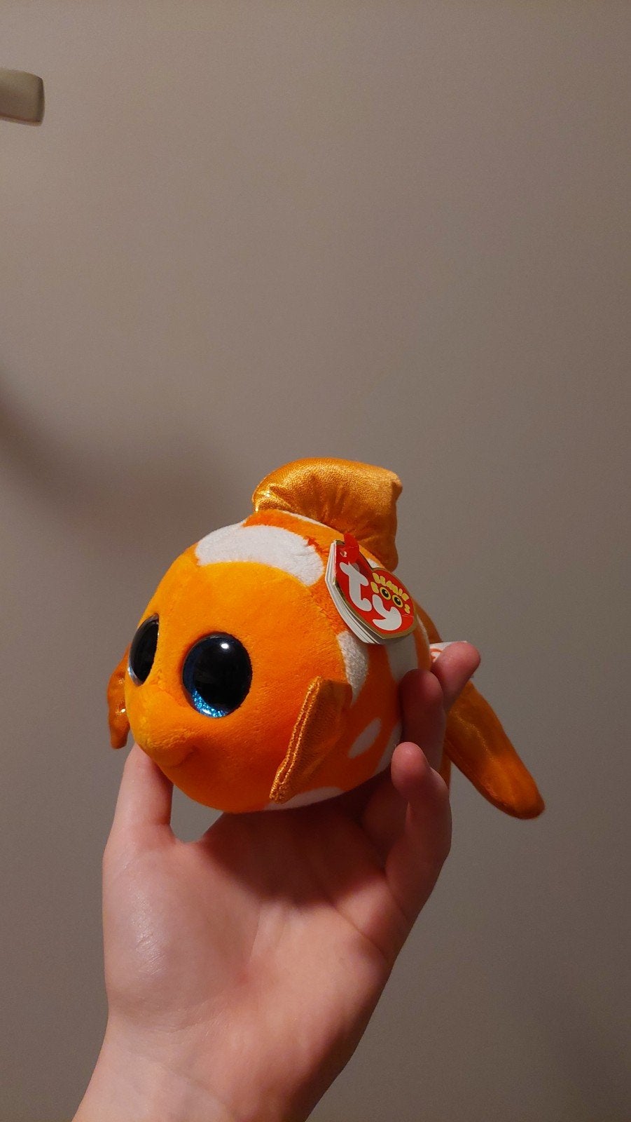 Ty goudvis knuffel, Kinderen en Baby's, Ophalen of Verzenden, Zo goed als nieuw, Overige typen, Ty