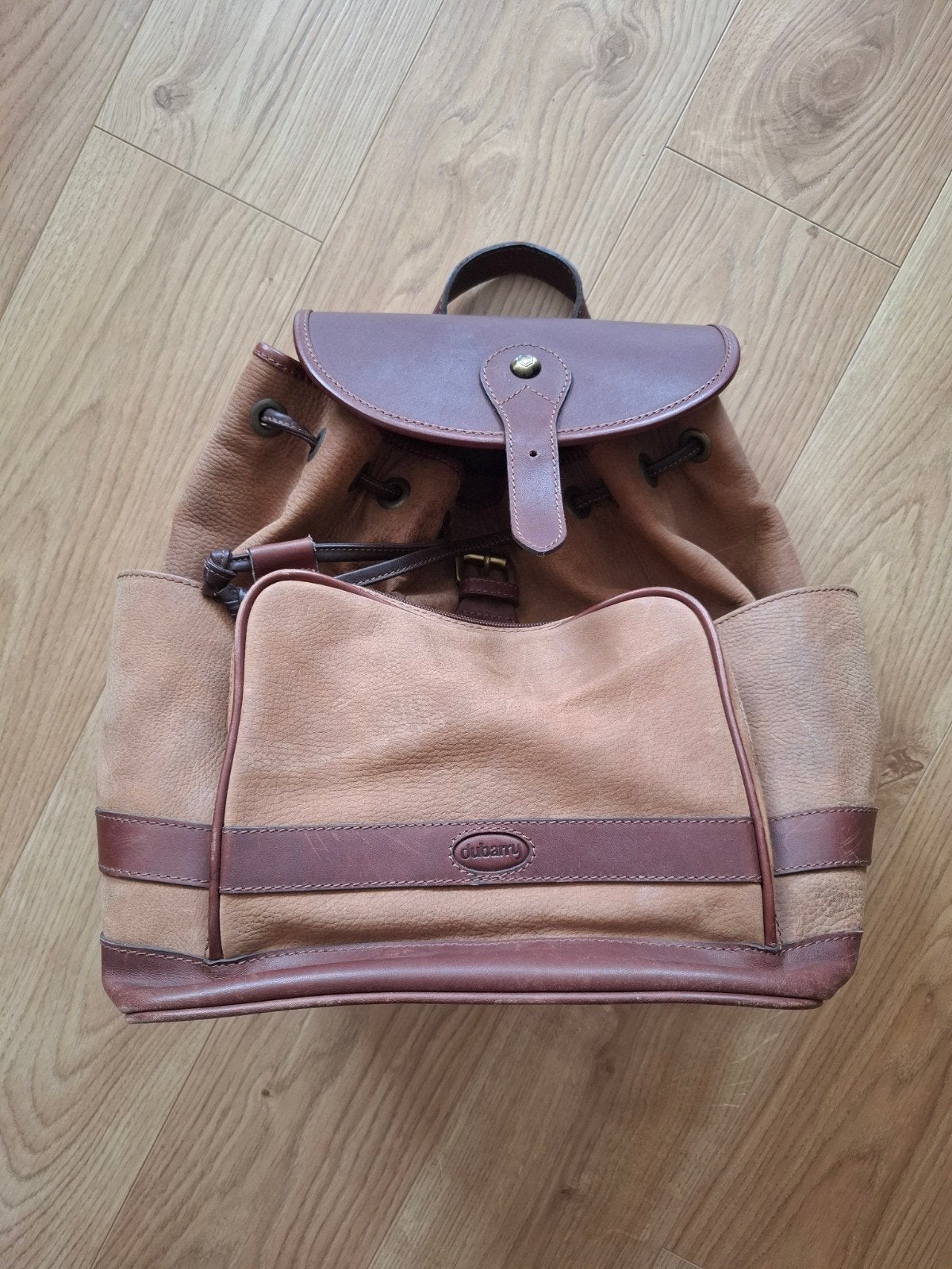 Dubarry Leren Rugzak - Stijlvol en Duurzaam, Overige merken, 25 tot 40 cm, Ophalen of Verzenden, Zo goed als nieuw