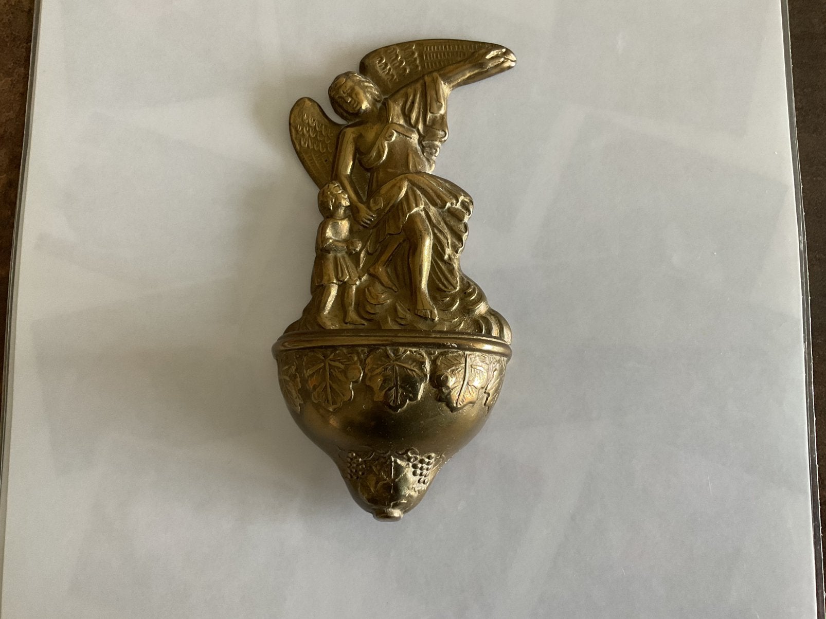 Wijwater bakje afm. 19x9cm koper, Ophalen of Verzenden
