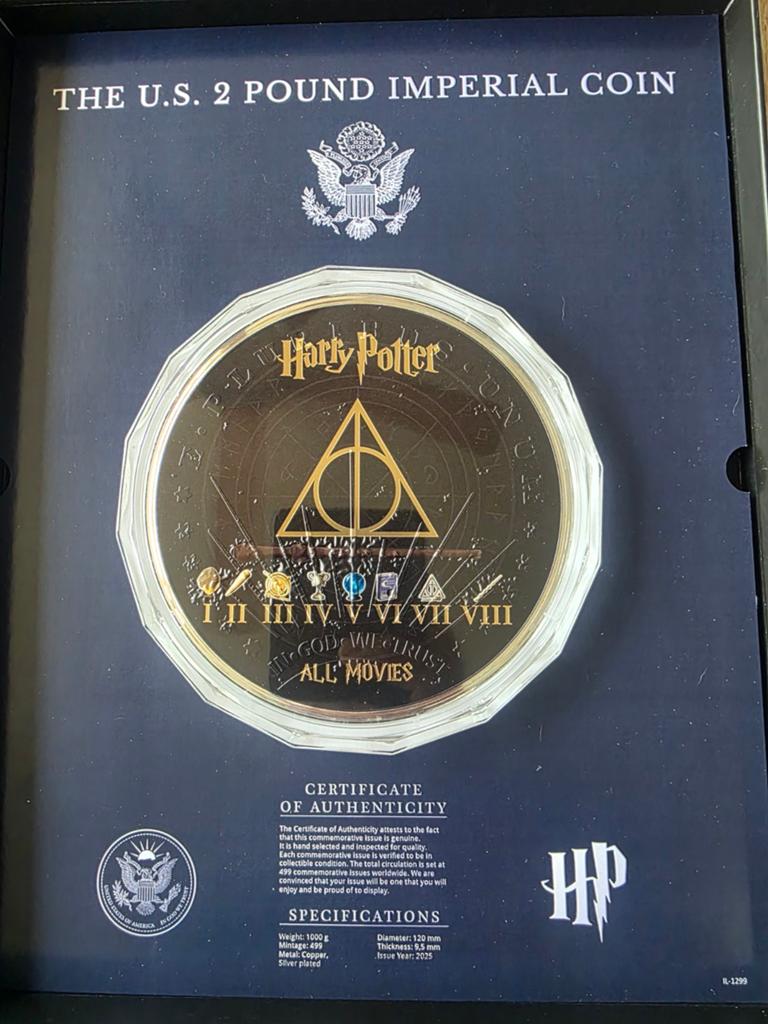 harry potter munt en postzegel verzameling, Ophalen of Verzenden, Overige landen, 2 euro