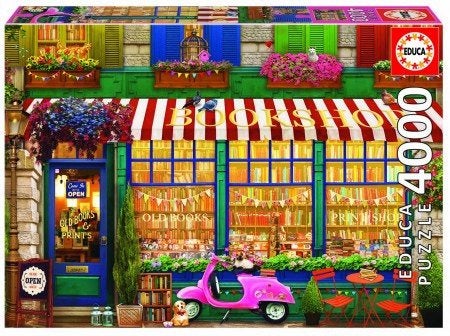 Educa - Vintage Boekhandel - 4000 stukjes, Ophalen of Verzenden, Meer dan 1500 stukjes, Nieuw, Legpuzzel
