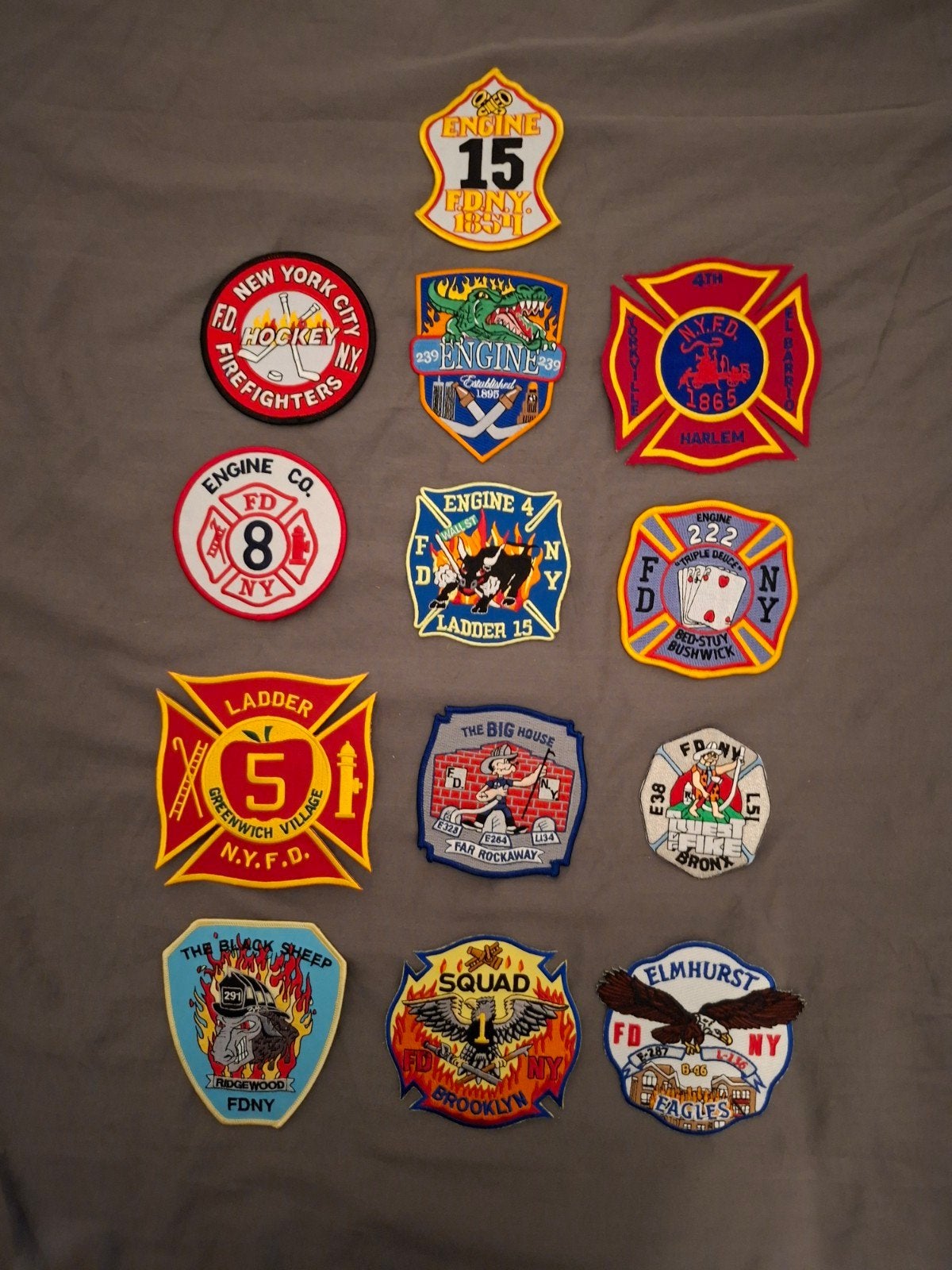 FDNY Brandweer Emblemen - Diverse Collectie, Verzamelen, Overige Verzamelen, Ophalen of Verzenden, Nieuw