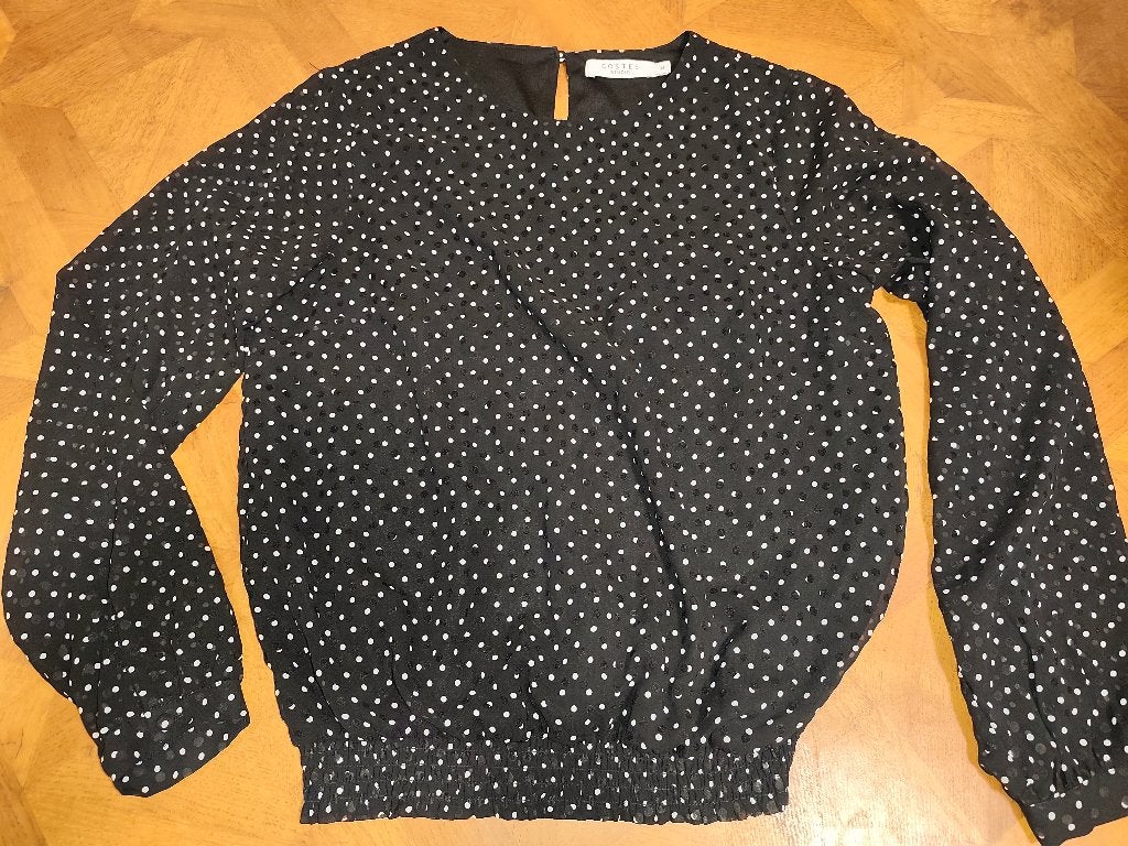 Costes blouse maat 38, Maat 38/40 (M), Zwart, Ophalen of Verzenden, Zo goed als nieuw