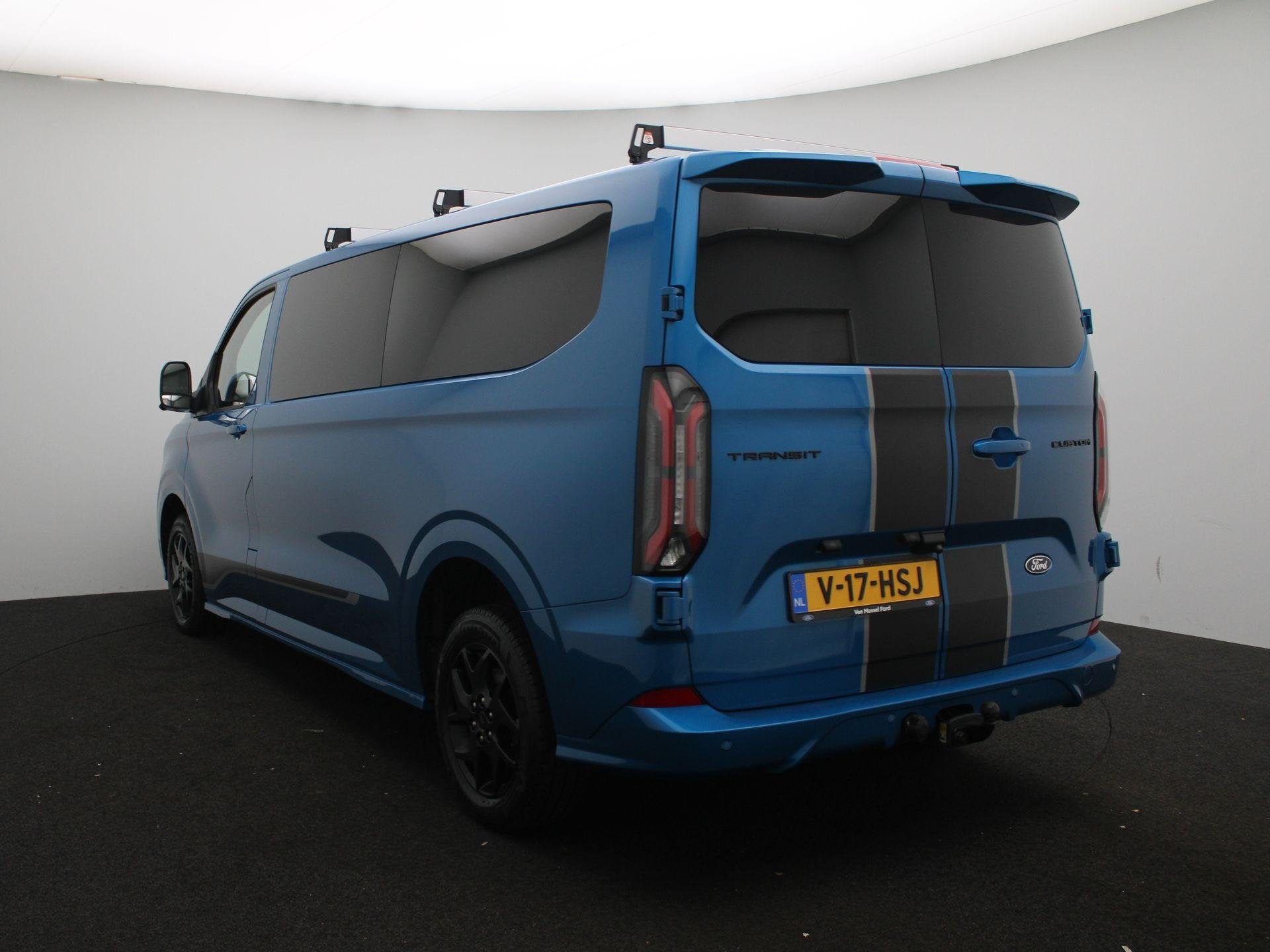 Ford Transit Custom 300 2.0 TDCI L2H1 Sport Trekhaak | Carpl, Auto's, Bestelauto's, Euro 6, 4 cilinders, Met garantie (alle), 2500 kg